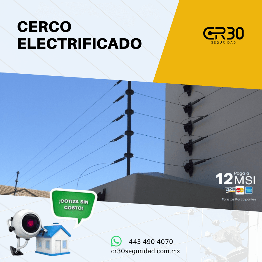 Cerco electrificado CR30 Seguridad